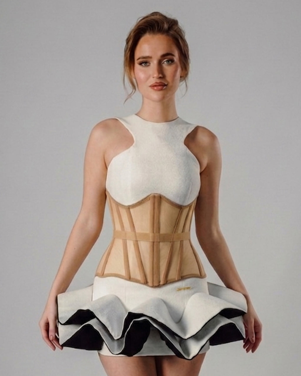 The Ultimate Shapewear | Mesh BEIGE Corset