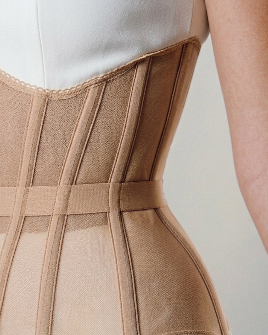 The Ultimate Shapewear | Mesh BEIGE Corset